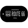 Route 66 Arizona Novelty Metal Dog Tag Necklace DT-1480