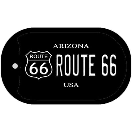 Route 66 Arizona Novelty Metal Dog Tag Necklace DT-1480