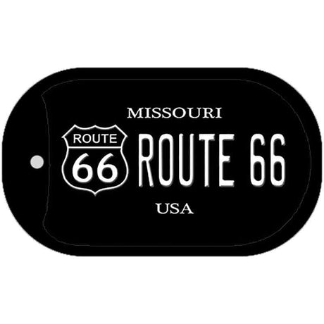 Route 66 Missouri Novelty Metal Dog Tag Necklace DT-1484