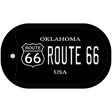 Route 66 Oklahoma Novelty Metal Dog Tag Necklace DT-1487