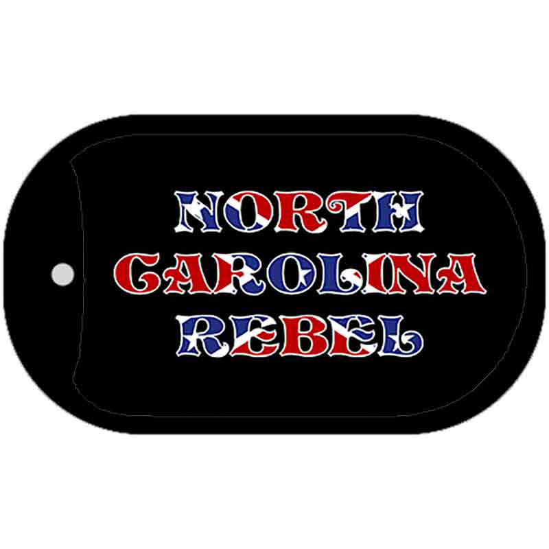 North Carolina Rebel Dog Tag Kit Novelty Necklace DT-1488