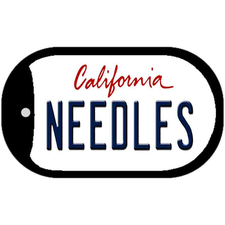 Needles California Novelty Metal Dog Tag Necklace DT-1489