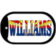 Williams Arizona State Flag Metal Novelty Dog Tag Necklace DT-1493