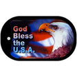 God Bless the USA Metal Novelty Dog Tag Necklace DT-151