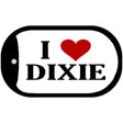 I Love Dixie Dog Tag Kit Novelty Necklace DT-160