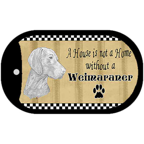 Weimaraner Pencil Sketch Novelty Metal Dog Tag Necklace DT-1720