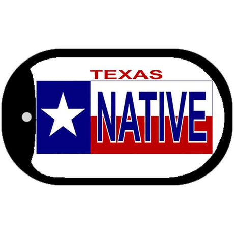 Native Texas Novelty Metal Dog Tag Necklace DT-176