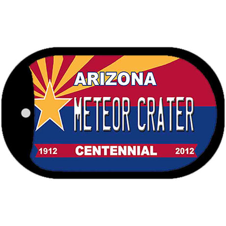 Meteor Crater Arizona Centennial Novelty Metal Dog Tag Necklace DT-1809