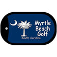 Myrtle Beach Golf Flag Novelty Metal Dog Tag Necklace DT-184