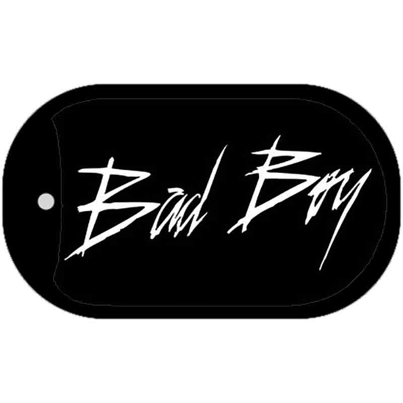 Bad Boy Novelty Metal Dog Tag Necklace DT-1885