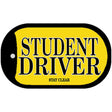 Student Driver Novelty Metal Dog Tag Necklace DT-1905