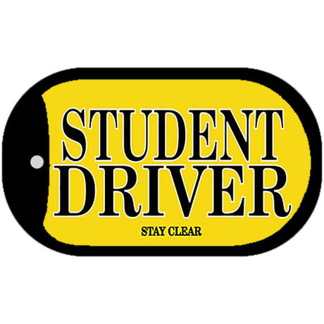 Student Driver Novelty Metal Dog Tag Necklace DT-1905