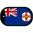 New South Wales Flag Metal Novelty Dog Tag Necklace DT-1915