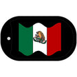 Mexico Waving Flag Metal Novelty Dog Tag Necklace DT-1921