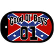 Good Ol' Boys Confederate Flag Dog Tag Kit Novelty Necklace DT-1928