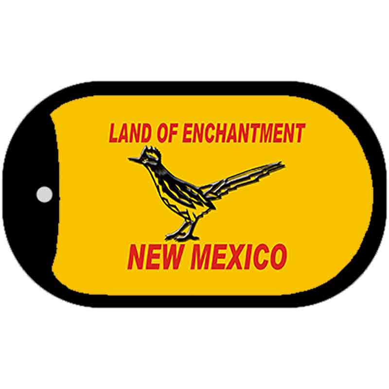 Road Runner Yellow New Mexico Novelty Metal Dog Tag Necklace DT-1940