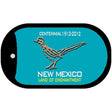 Road Runner Teal New Mexico Novelty Metal Dog Tag Necklace DT-1941