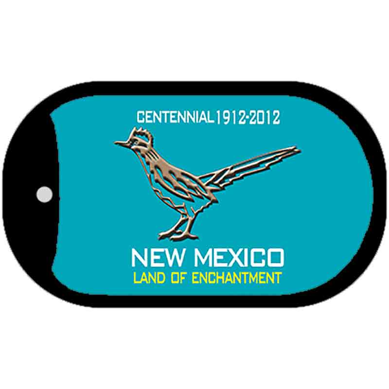 Road Runner Teal New Mexico Novelty Metal Dog Tag Necklace DT-1941