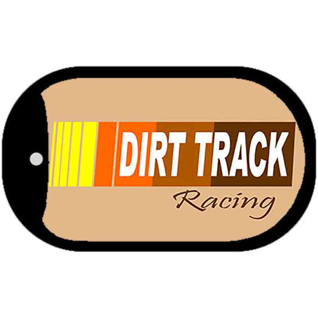 Dirt Track Racing Novelty Metal Dog Tag Necklace DT-2006