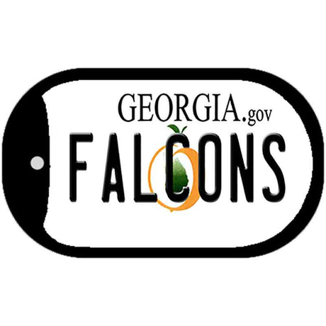 Falcons Georgia Novelty Metal Dog Tag Necklace DT-2041