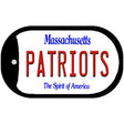 Patriots Massachusetts Novelty Metal Dog Tag Necklace DT-2046