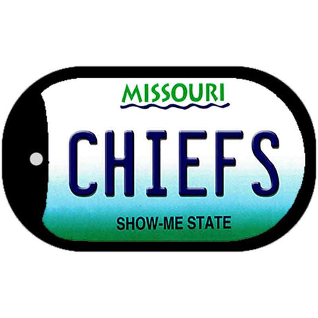 Chiefs Missouri Novelty Metal Dog Tag Necklace DT-2049