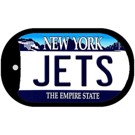 Jets New York Novelty Metal Dog Tag Necklace DT-2053