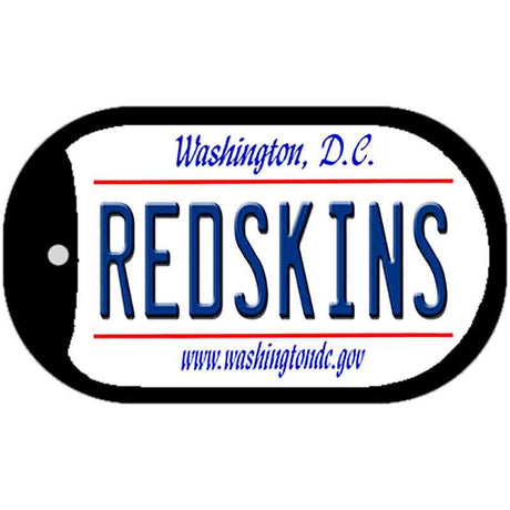 Redskins Washington DC Novelty Metal Dog Tag Necklace DT-2062