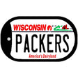 Packers Wisconsin Novelty Metal Dog Tag Necklace DT-2064