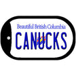 Canucks British Columbia Novelty Metal Dog Tag Necklace DT-2067