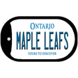 Maple Leafs Ontario Novelty Metal Dog Tag Necklace DT-2068