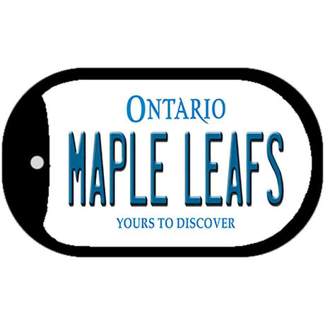 Maple Leafs Ontario Novelty Metal Dog Tag Necklace DT-2068