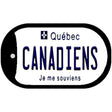 Canadiens Quebec Novelty Metal Dog Tag Necklace DT-2070