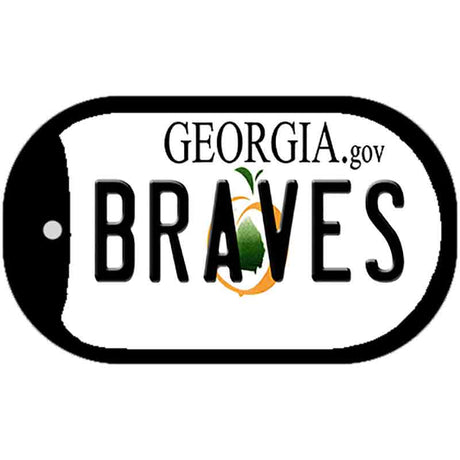 Braves Georgia Novelty Metal Dog Tag Necklace DT-2086