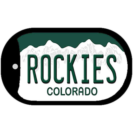 Rockies Colorado Novelty Metal Dog Tag Necklace DT-2092