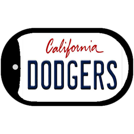 Dodgers California Novelty Metal Dog Tag Necklace DT-2095