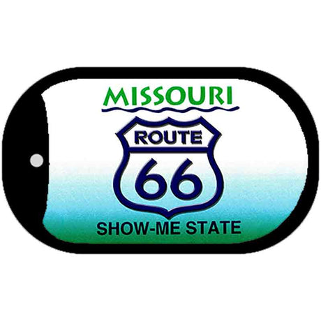 RT 66 Missouri State License Plate Novelty Metal Dog Tag Necklace DT-2106