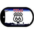 RT 66 Texas Novelty Metal Dog Tag Necklace DT-2109