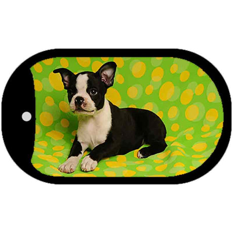 Boston Terrier Novelty Metal Dog Tag Necklace DT-2159