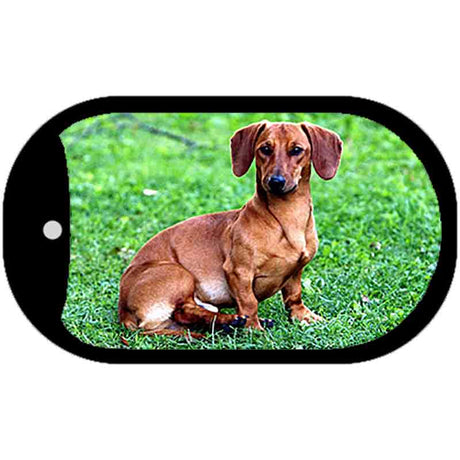 Dachshund Novelty Metal Dog Tag Necklace DT-2167