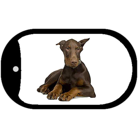 Doberman Novelty Metal Dog Tag Necklace DT-2168