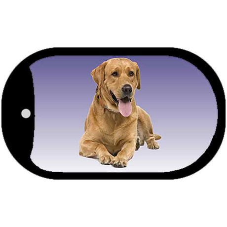 Yellow Labrador Novelty Metal Dog Tag Necklace DT-2174