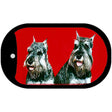 Schnauzer Novelty Metal Dog Tag Necklace DT-2178