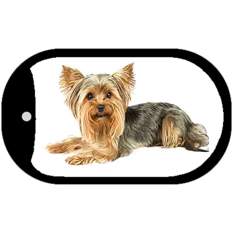 York Shire Terrier Novelty Metal Dog Tag Necklace DT-2181