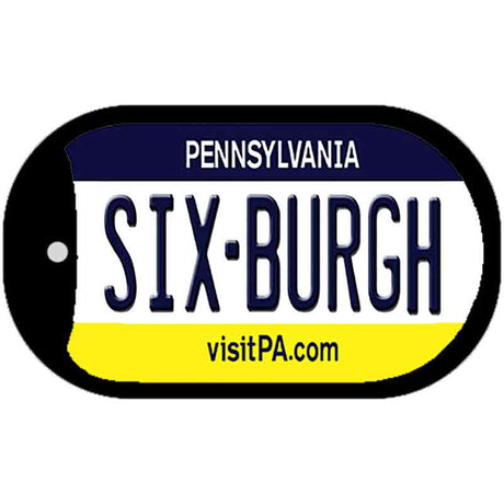 Six-Burgh Pennsylvania Novelty Metal Dog Tag Necklace DT-2195