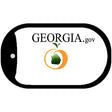 Georgia State Blank Novelty Metal Dog Tag Necklace DT-2225