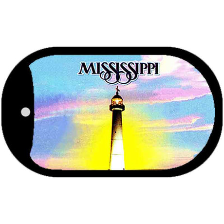 Mississippi State Blank Novelty Metal Dog Tag Necklace DT-2239