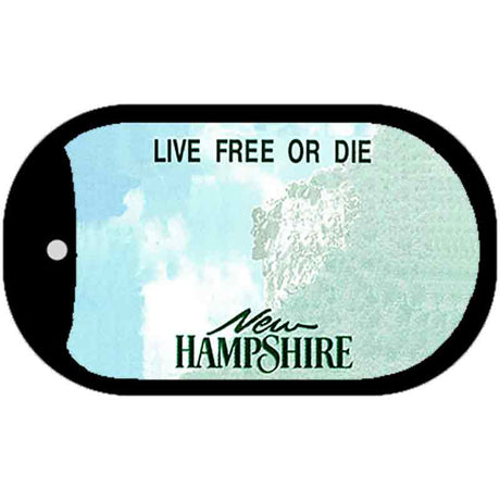 New Hampshire State Blank Novelty Metal Dog Tag Necklace DT-2244