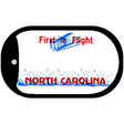 North Carolina State Blank Novelty Metal Dog Tag Necklace DT-2248