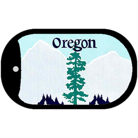Oregon State Blank Novelty Metal Dog Tag Necklace DT-2252